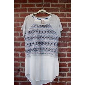 Jacquard & Silk Tunic | Anthropologie